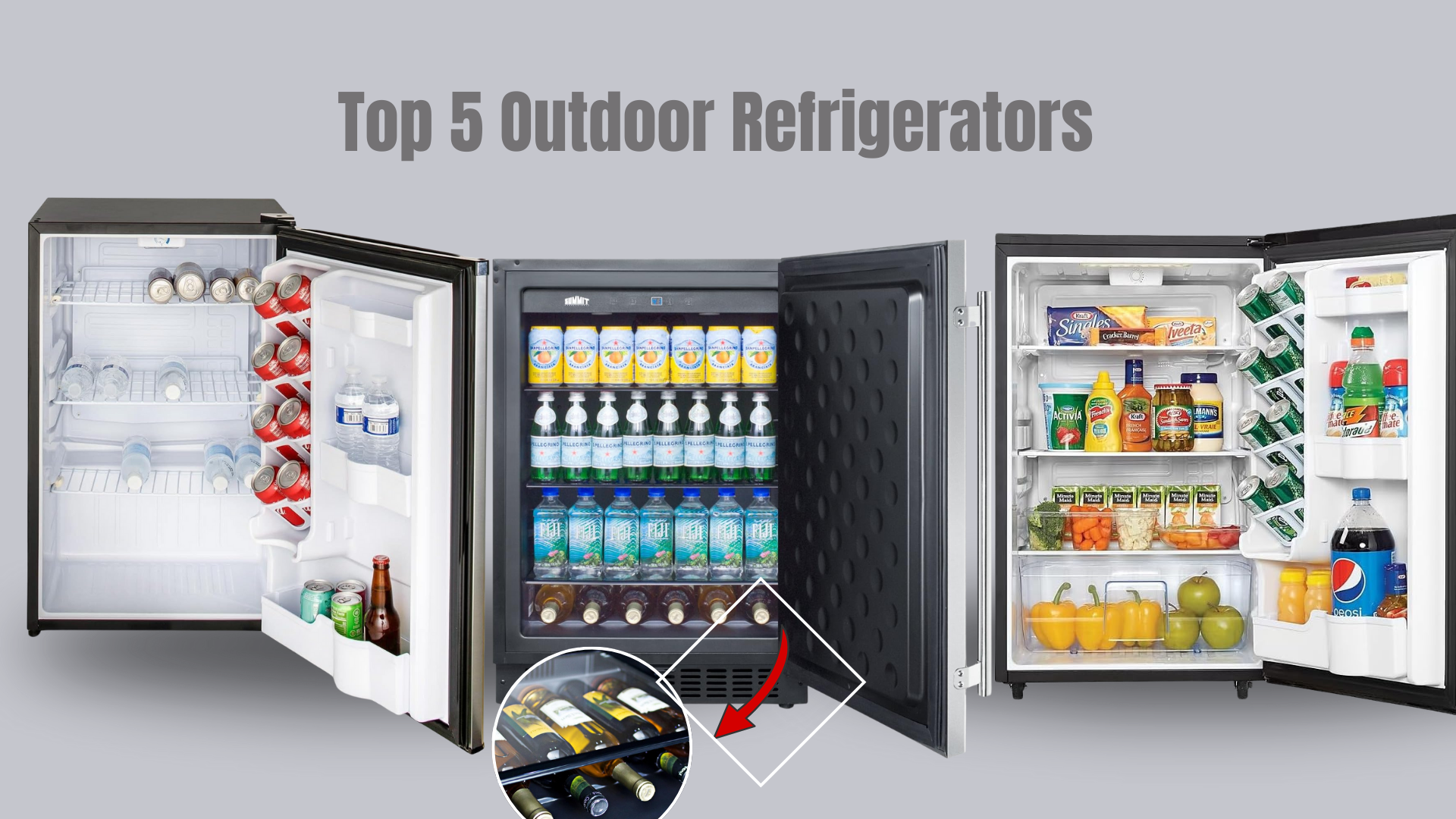 5 Outdoor Refrigerators