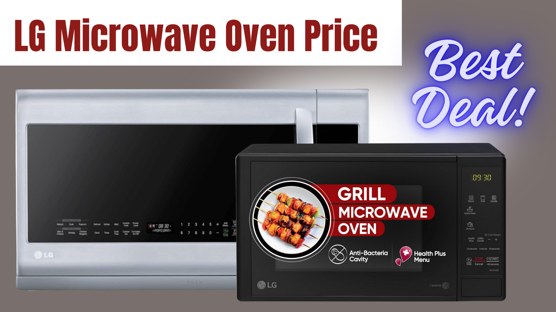 LG Microwave Oven with unboxing